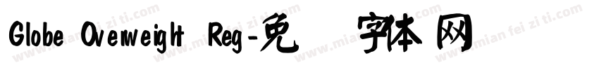 Globe Overweight Reg字体转换